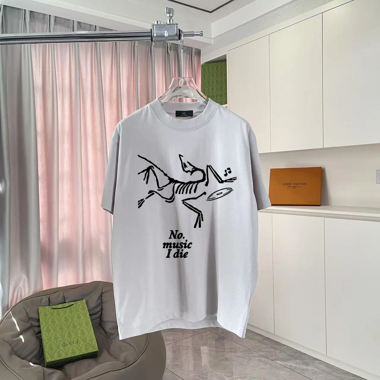 ARC'TERYX* 2025 New Arrival logo t g Same Style Size：S M L XL XXL ：Black White Blue Gray